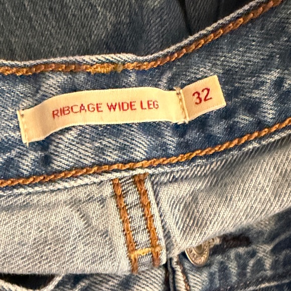 LEVI’S RIBCAGE WIDE LEG WOMEN'S JEANS - Picture 14 of 15